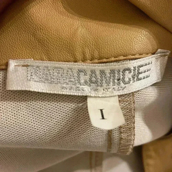 Nara Camicie made In Italy 🇮🇹 faux leather jacket size XS-S NWOT - Picture 5 of 6